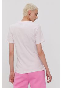 adidas Originals T-shirt H56456 damski kolor różowy. Okazja: na co dzień. Kolor: fioletowy. Materiał: dzianina. Wzór: nadruk. Styl: casual #3