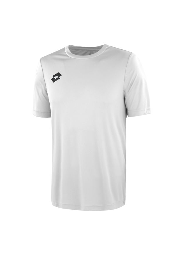 Koszulka piłkarska dla dzieci LOTTO JR ELITE. Kolor: biały. Sport: piłka nożna