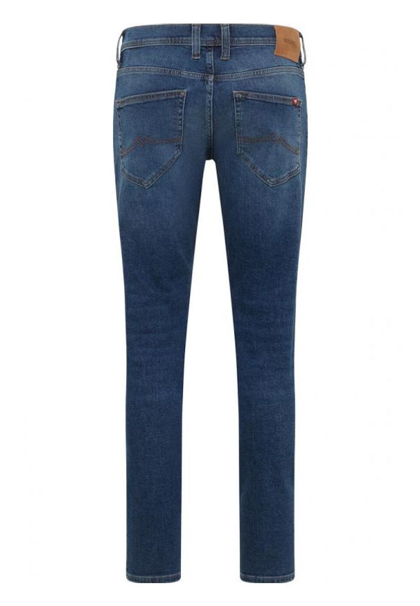 Mustang - Męskie Spodnie Jeansowe MUSTANG Oregon Slim Denim Blue 1015865 5000 703