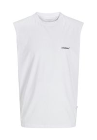 Jack & Jones - Jack&Jones Tank top Varenna 12273524 Biały Oversize. Kolor: biały. Materiał: bawełna