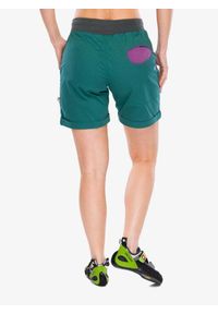 Spodenki wspinaczkowe damskie E9 Onda Short. Kolor: zielony. Sport: turystyka piesza