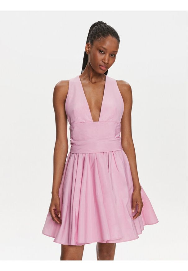 Pinko Sukienka koktajlowa 102777 Y3LE Różowy Regular Fit. Kolor: różowy. Materiał: syntetyk. Styl: wizytowy