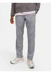 Jack & Jones - Jack&Jones Chinosy Kane Edwin 12268303 Szary Relaxed Fit. Kolor: szary. Materiał: syntetyk