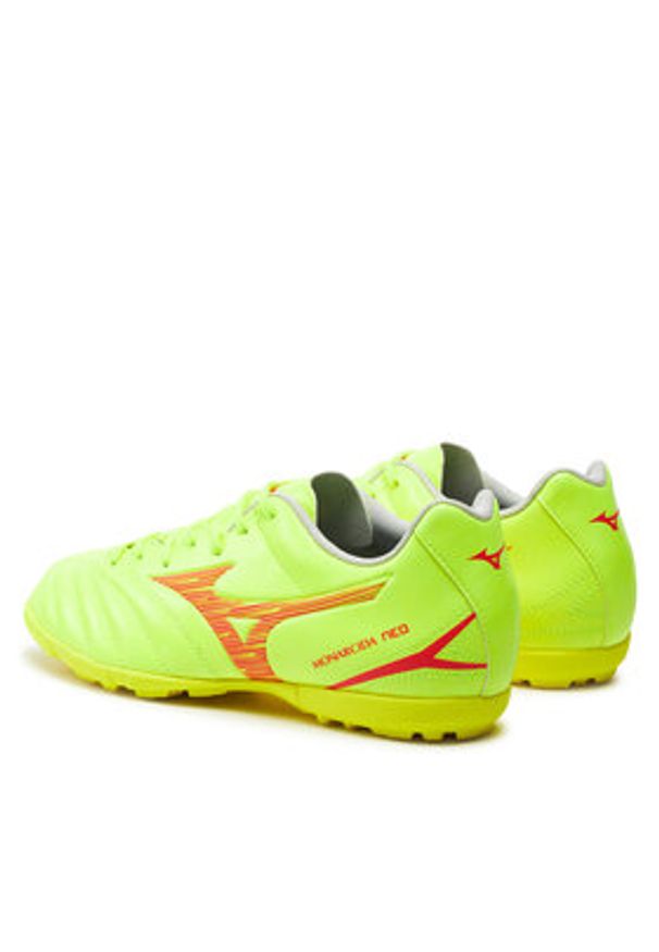 Mizuno Buty do piłki nożnej Monarcida Neo Iii Select As P1GD2425 Żółty. Kolor: żółty. Materiał: skóra