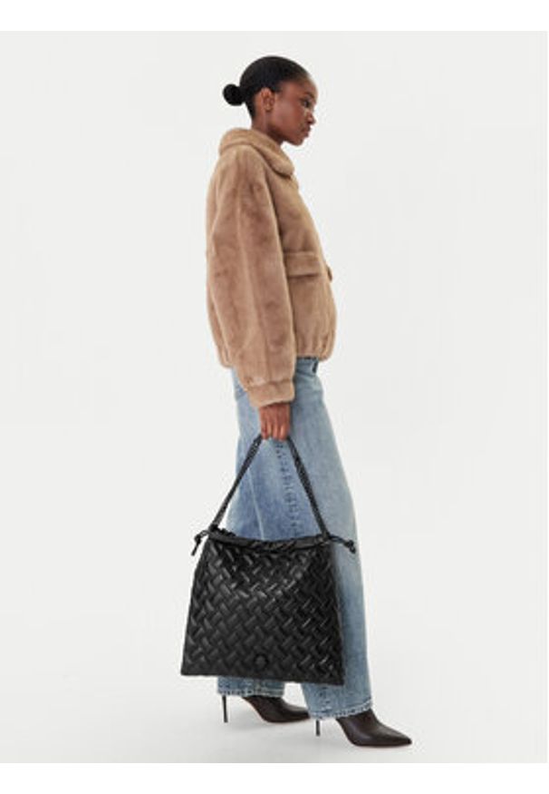 Kurt Geiger Torebka Kensington 2053000109 Czarny. Kolor: czarny. Materiał: skórzane