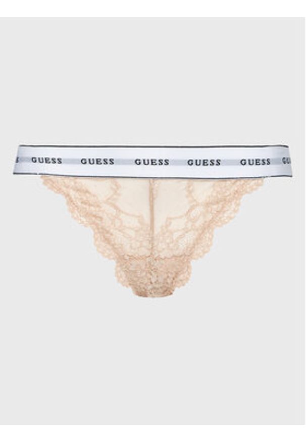Guess Figi brazylijskie Belle O97E01 KBBT0 Beżowy. Kolor: beżowy. Materiał: syntetyk