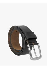 Ryłko - Czarny pasek męski. Kolor: czarny. Materiał: skóra. Styl: street #1