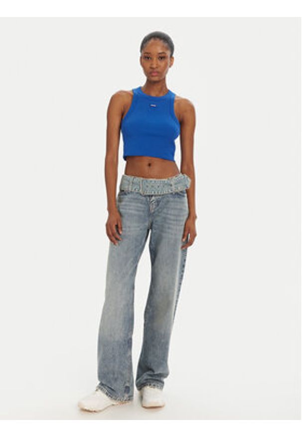 Hugo - HUGO Jeansy Glory_B 50541520 Niebieski Relaxed Fit. Kolor: niebieski