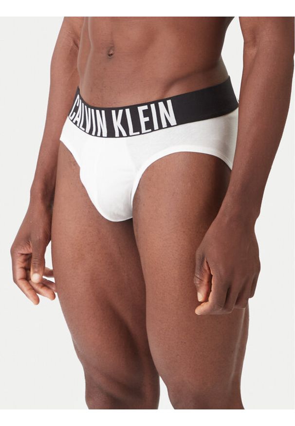 Calvin Klein Underwear Komplet 3 par slipów 000NB3607A Kolorowy. Materiał: bawełna. Wzór: kolorowy