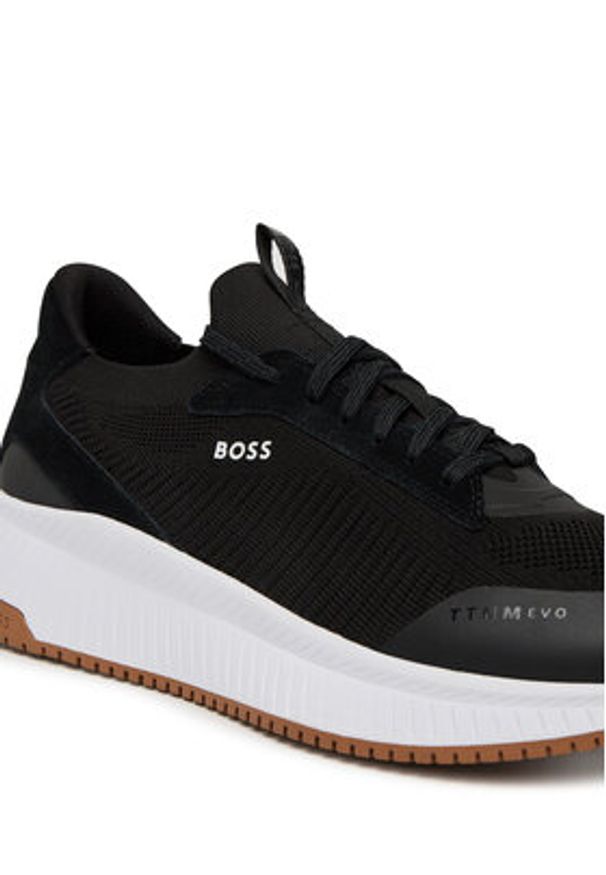 BOSS Sneakersy TTNM EVO Slon 50523113 Czarny. Kolor: czarny. Materiał: materiał