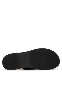 TOMMY HILFIGER - Tommy Hilfiger Klapki Premium Slipon Lh Sand FM0FM05357 Czarny. Kolor: czarny. Materiał: skóra