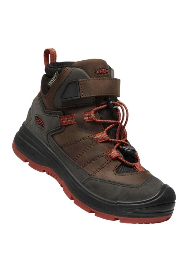 keen - Buty trekkingowe dla dzieci Keen Redwood Mid WP. Okazja: na co dzień. Kolor: szary. Sport: turystyka piesza