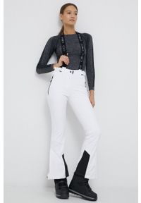 CMP Spodnie damskie kolor biały. Kolor: biały. Materiał: materiał, softshell #1
