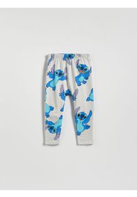 Reserved - Legginsy Lilo i Stich - jasnoszary. Kolor: szary. Materiał: bawełna, dzianina #1