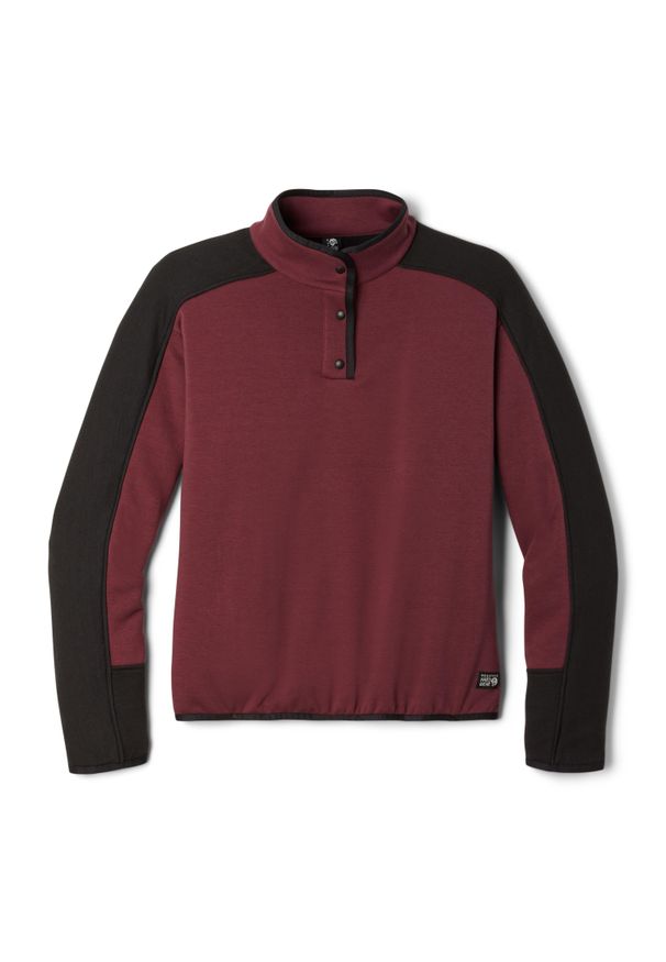 MOUNTAIN HARDWEAR - Damski sweter z golfem Mountain Hardwear Camplife. Typ kołnierza: golf. Kolor: czerwony. Sport: golf