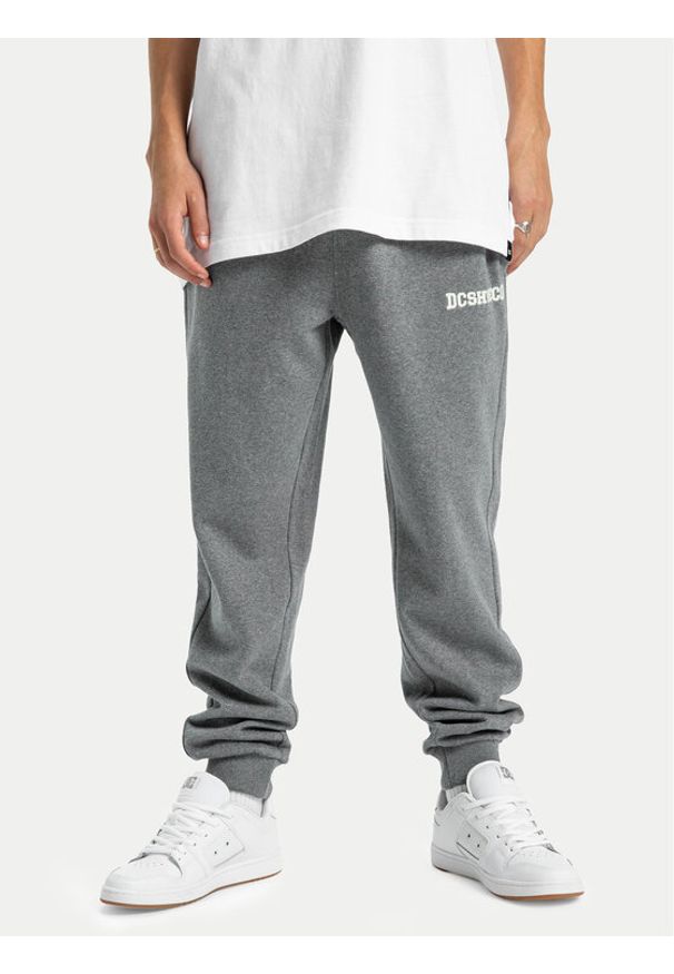 DC Shoes Spodnie dresowe Baseline ADYFB03069 Szary Regular Fit. Kolor: szary. Materiał: bawełna