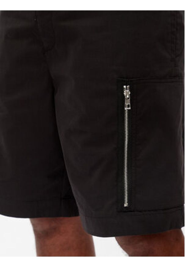Michael Kors Szorty materiałowe CS5304THC2 Czarny Regular Fit. Kolor: czarny. Materiał: bawełna