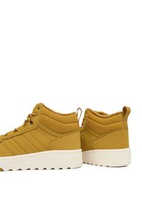 Adidas - adidas Sneakersy Hoops 4.0 Mid JQ5365 Żółty. Kolor: żółty. Materiał: skóra #4
