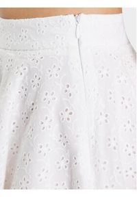 Glamorous Spódnica trapezowa AN4457 Biały Regular Fit. Kolor: biały. Materiał: bawełna #8