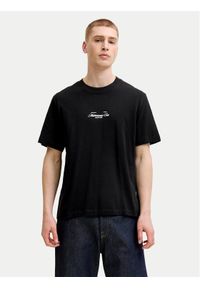 Jack & Jones T-Shirt Cassis 12295050 Czarny Regular Fit. Kolor: czarny. Materiał: bawełna #1