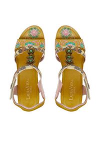 Laura Vita Sandały Balade 35 Żółty. Kolor: żółty. Materiał: skóra #2