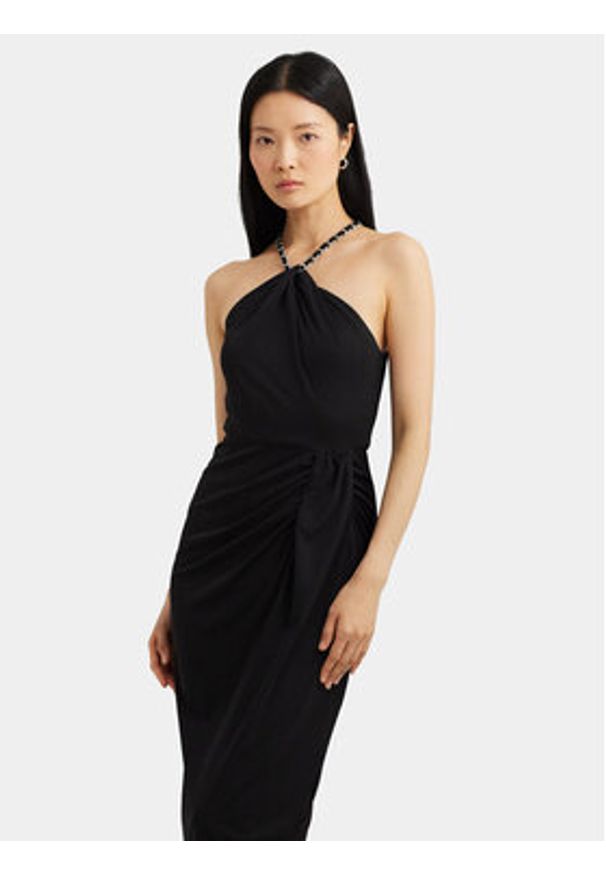 Lauren Ralph Lauren Sukienka koktajlowa 250933432001 Czarny Slim Fit. Kolor: czarny. Materiał: syntetyk. Styl: wizytowy