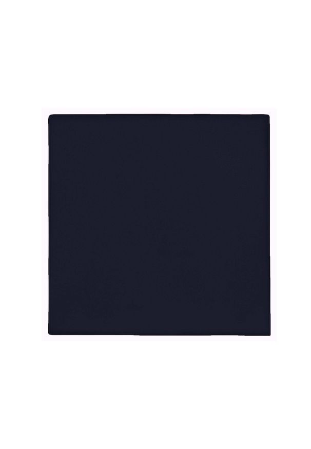 Adam Collection - Granatowa gładka poszetka E320. Kolor: niebieski. Wzór: gładki