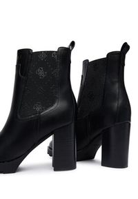 Guess Botki FLFNLL ELE10 Czarny. Kolor: czarny. Materiał: skóra #3