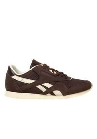 Buty do chodzenia damskie Reebok CL NYLON SLIM EP. Zapięcie: sznurówki. Kolor: brązowy. Materiał: nylon. Szerokość cholewki: normalna. Model: Reebok Nylon. Sport: turystyka piesza