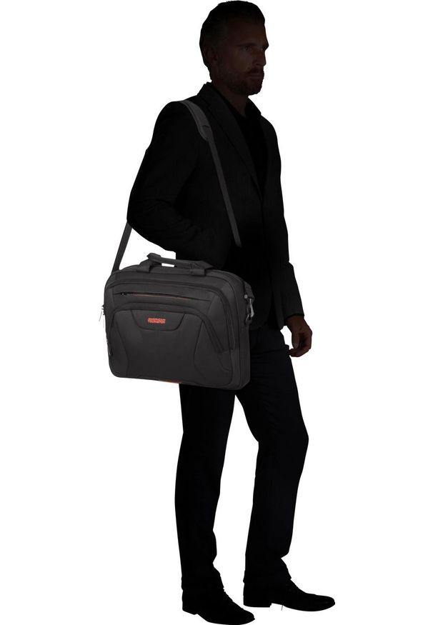 AMERICAN TOURISTER - Torba American Tourister 15.6'' AT Work 88532 1070 czarny. Kolor: czarny