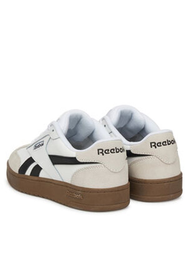Reebok Sneakersy FORTE LOUNGER DOUBLE UP AR30255WWCX Biały. Kolor: biały. Materiał: skóra