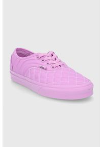 Vans Tenisówki damskie kolor różowy. Nosek buta: okrągły. Kolor: fioletowy. Materiał: guma #5