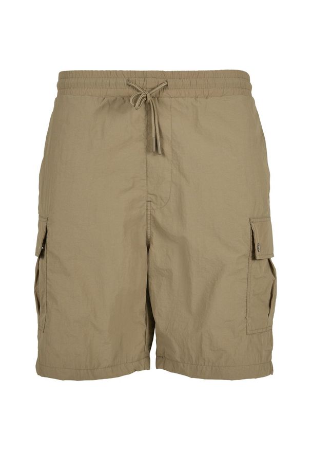 Szorty Urban Classics nylon cargo. Kolor: zielony. Materiał: nylon