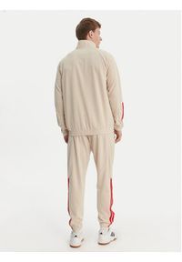 Adidas - adidas Dres Stadium 3-Stripes KB6198 Beżowy Slim Fit. Kolor: beżowy. Materiał: syntetyk #3