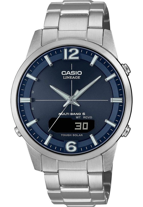 Zegarek Casio Zegarek męski Casio LCW-M170D-2AER szary. Kolor: szary