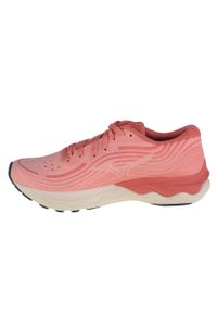 Buty do biegania damskie Mizuno Wave Skyrise 4. Kolor: różowy. Materiał: guma, materiał, tkanina, syntetyk. Model: Mizuno Wave