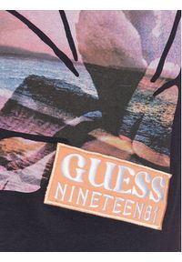 Guess T-Shirt Sunset Flower M3GI29 I3Z14 Granatowy Slim Fit. Kolor: niebieski. Materiał: bawełna #5