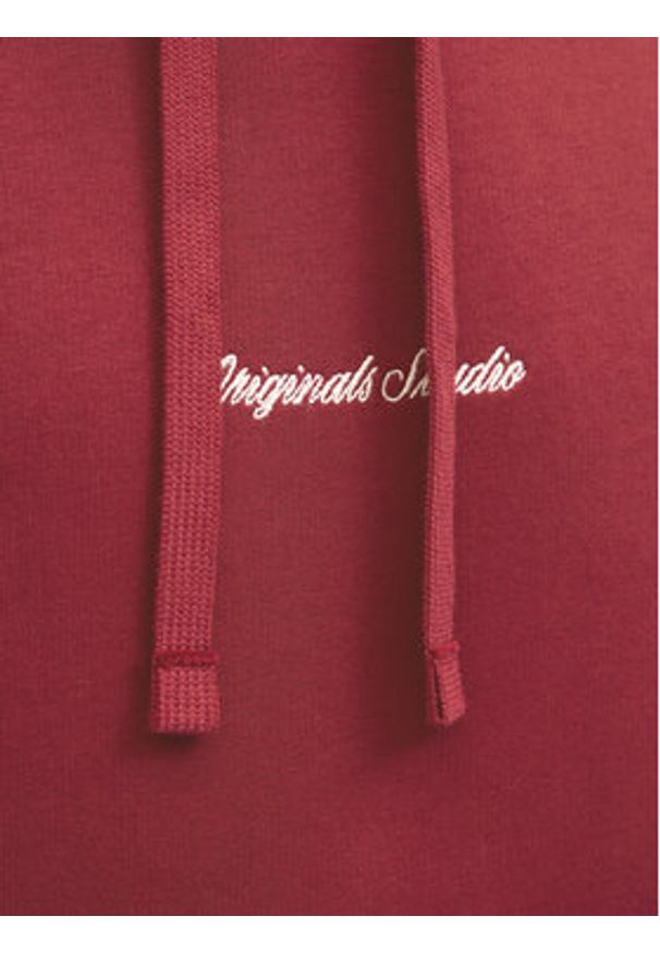 Jack & Jones Bluza Norrebro 12282861 Czerwony Relaxed Fit. Kolor: czerwony. Materiał: bawełna