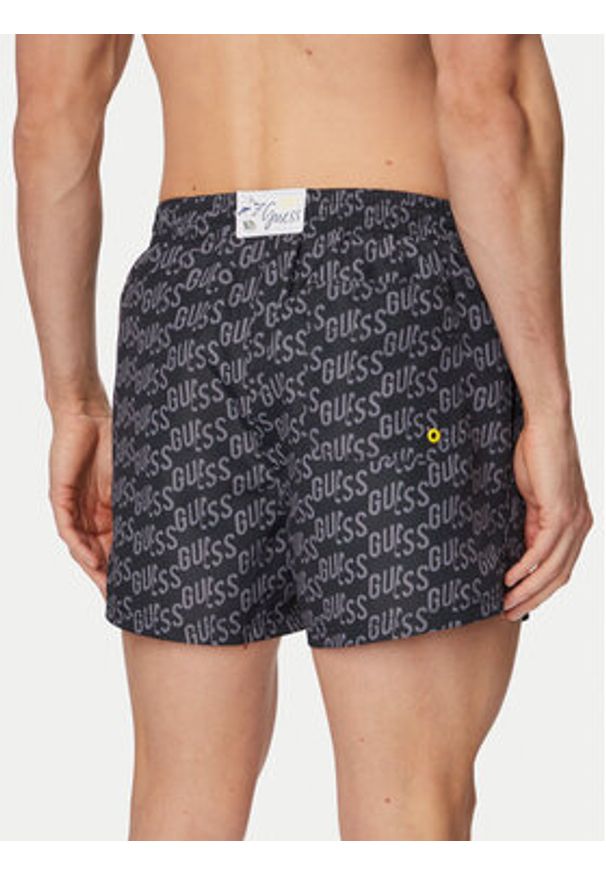 Guess Szorty kąpielowe F6GT12 WG2A2 Czarny Regular Fit. Kolor: czarny. Materiał: syntetyk