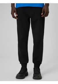 4f - 4F Spodnie dresowe joggery męskie - czarne L. Kolor: czarny. Materiał: dresówka. Sport: fitness #2