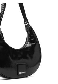 Karl Lagerfeld Jeans Torebka B1W30138 Czarny. Kolor: czarny. Materiał: skórzane #4