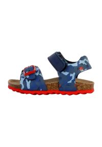 Geox - Sandały GEOX B SANDAL CHALKI BOY Niebieski. Kolor: niebieski. Materiał: syntetyk, tkanina. Sezon: lato