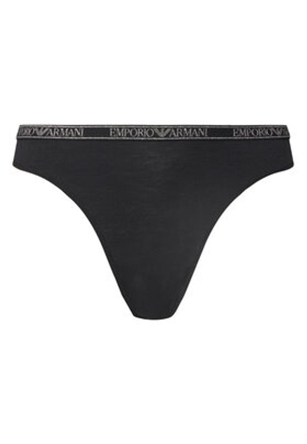 Emporio Armani Underwear Komplet 2 par fig klasycznych EW000406 AF10889 MC005 Czarny. Kolor: czarny. Materiał: wiskoza