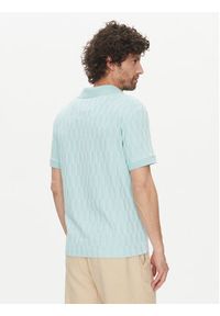 Marciano Guess Polo 5GHP03 6326A Błękitny Regular Fit. Typ kołnierza: polo. Kolor: niebieski. Materiał: syntetyk #5
