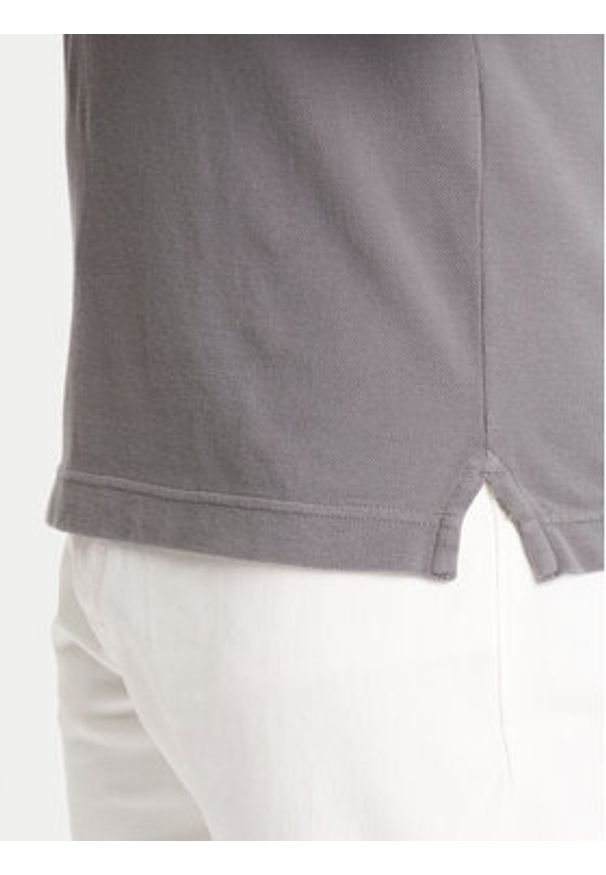 United Colors of Benetton - United Colors Of Benetton Polo 3089J3179 Szary Regular Fit. Typ kołnierza: polo. Kolor: szary. Materiał: bawełna