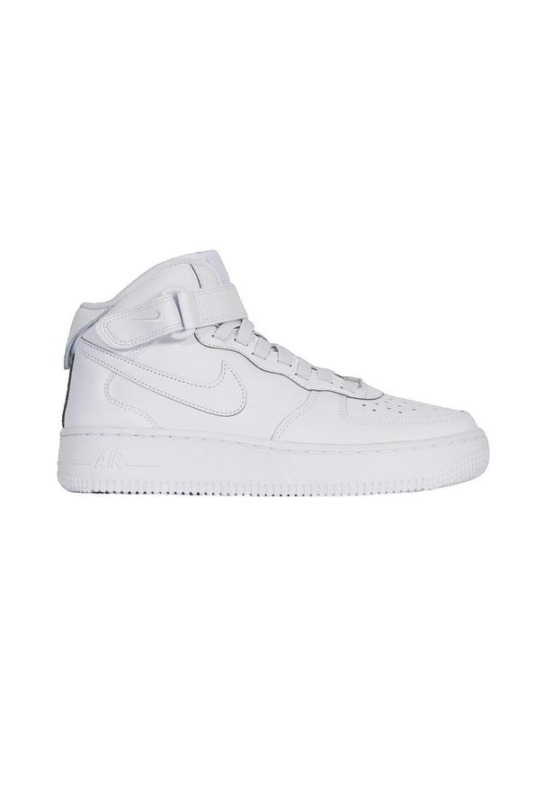 Sneakersy Nike Air Force 1 Mid EasyOn Gs Białe Dziecięce. Okazja: na co dzień. Kolor: biały. Materiał: skóra, syntetyk. Model: Nike Air Force. Sport: bieganie