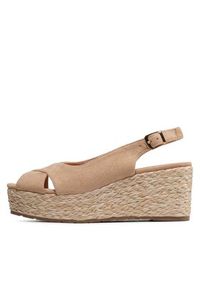 Jenny Fairy Espadryle TS5249-01 Beżowy. Kolor: beżowy. Materiał: materiał #4
