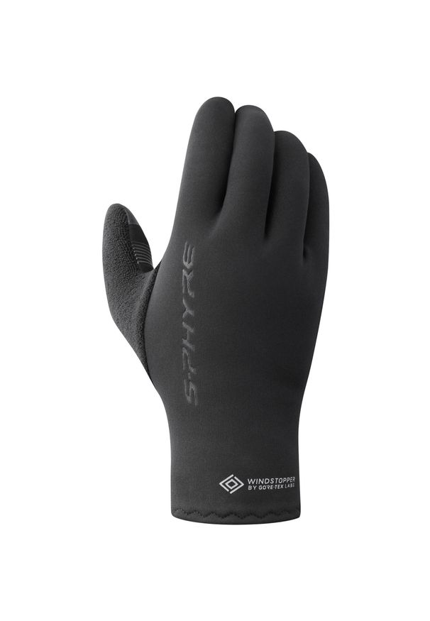SHIMANO - Rękawiczki kolarskie S-PHYRE THERMAL Gloves. Kolor: czarny. Technologia: Gore-Tex. Sport: kolarstwo