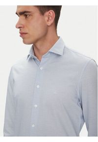 Michael Kors Koszula MK0DS01555 Błękitny Slim Fit. Kolor: niebieski. Materiał: syntetyk #3