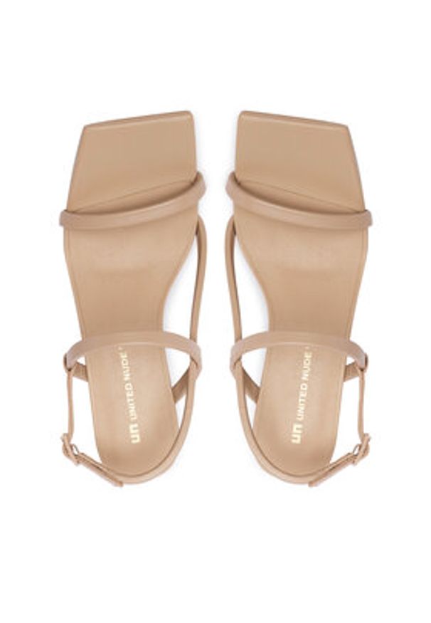 United Nude Sandały Zuma Strappy Hi 1101093216 Beżowy. Kolor: beżowy. Materiał: skóra